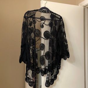 Beautiful sheer black dressy jacket